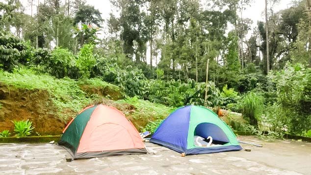 Coorg camping tent stay