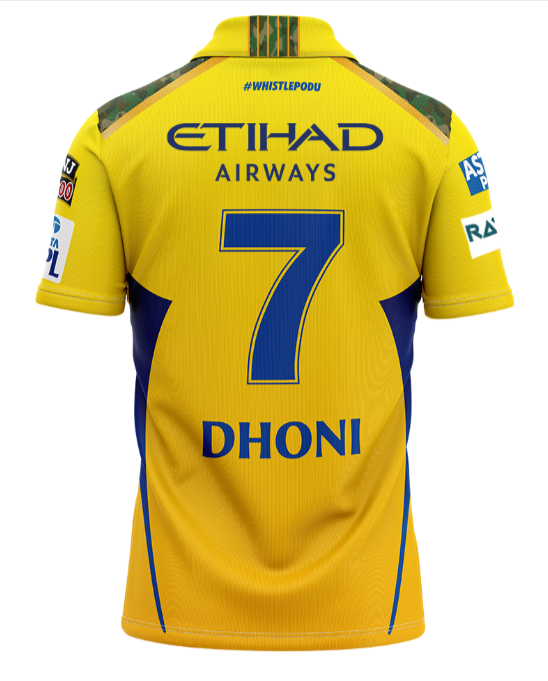 CSK's Jersey Sponsors for IPL 2025 CSK's Jersey Sponsors for IPL 2025