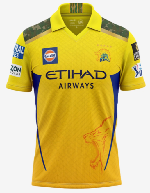 CSK's Jersey Sponsors for IPL 2025 CSK's Jersey Sponsors for IPL 2025
